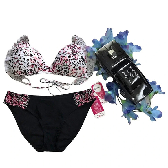 Hula Honey NWT 2 Piece Swimwear Women XL - Picture 1 of 11